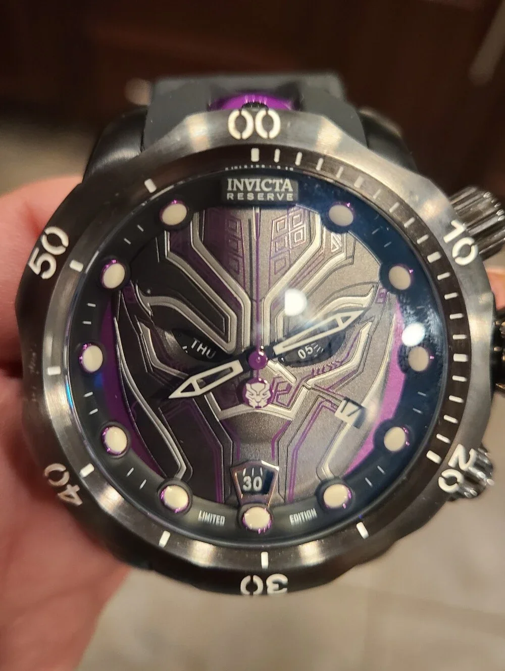 INVICTA MARVEL BLACK PANTHER WATCH!